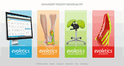 Desktop Screenshot of evoletics.de